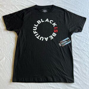 Black History Month Exclusive Men's Large Black is Beautiful Graphic Tee - NWT
